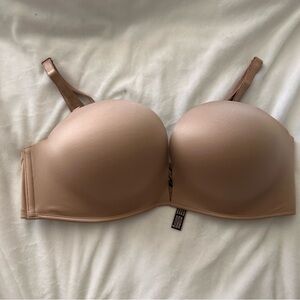 Victoria secret Bombshell Add 2 Cup Sizes Push Up Strapless Bra Multiwear 36C